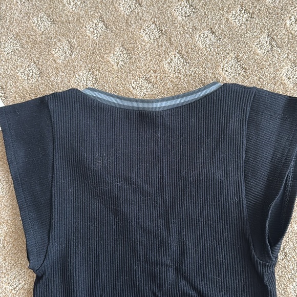 Urban outfitters XS Out From Under Seamless Black ribbed Mini Dress - Picture 6 of 6